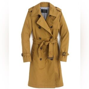 City trench coat in nut brown